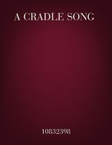 A Cradle Song SATB choral sheet music cover
